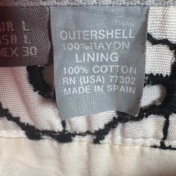 ZARA WOMAN Unconventional Lace Circle A-Line Midi Skirt Size Large Pocket Preppy - Picture 7 of 7